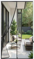 Sunolga 41 x 84 Inch Magnetic Screen Door, Fits Doors Size 39 x 83 Inch, Reinforced Fiberglass Screen Door Mesh with Full Frame Hook & Loop, Door Screen Magnetic Closure for Hands-Free