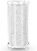 Toilet Paper Holder Stand, Freestanding Bathroom Tissue Organizer, Minimalistic Storage Solution, Reserve Mega Rolls,Stylish Bathroom Floor Toilet Paper Stand-White