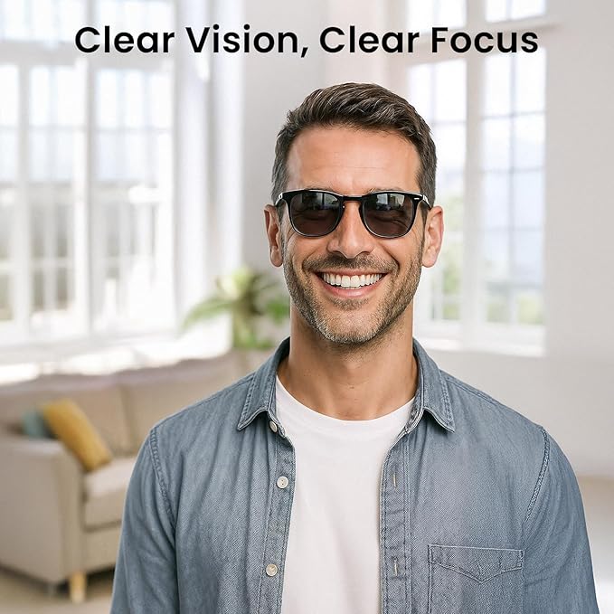 EVEO Glasses Cleaning Cloth - (6 Pack) Lens Cleaning Cloth Glasses Cleaner - Microfiber Cloth for Glasses Microfiber Cloth Eyeglass Cleaner, Screen Cleaner, Camera, Eyeglasses, VR/AR -Black & Blue