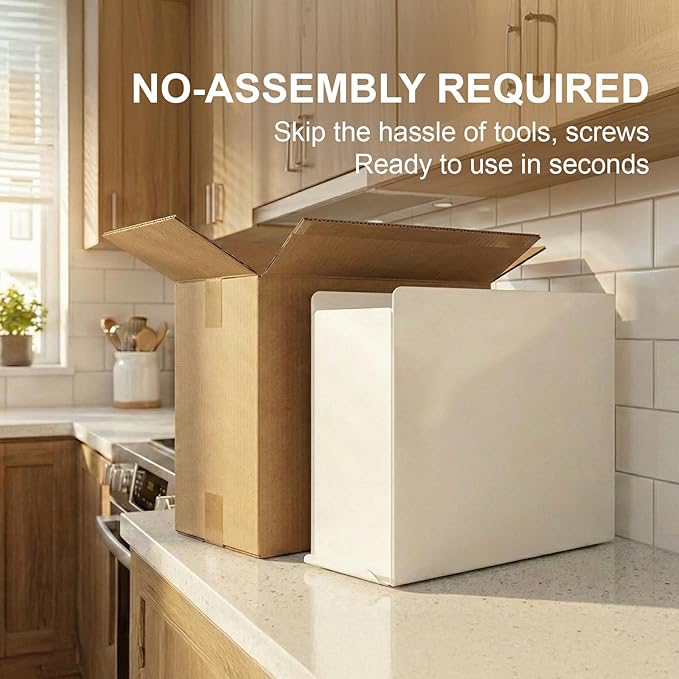 2 Tier No Assembly Pull Out Spice Rack Countertop, Sliding Drawer Seasoning Condiments for Tall Bottles, Steel Kitchen Countertop Organizer with Magnetic Panels with Paper Towel Holder and 4 Hooks
