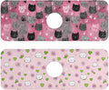 Watercolor Pink Cat Faces Paw Print Sakura Hearts Kitchen Sink Splash Guard Sink Faucet Mat Faucet Handle Drip Catcher Drain Mats for Kitchen Bathroom Countertop Absorb