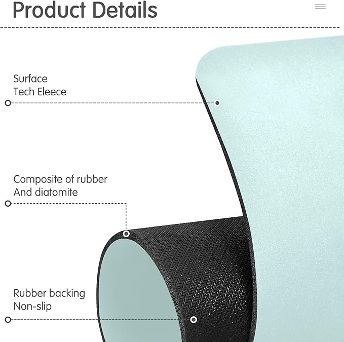 Kitchen Sink Splash Guard 1 PC 14.7 Inch Sink Faucet Mat Splash Guard for Bathroom Countertop Water Absorbent Foldable Cuttable Soft Washable Blue