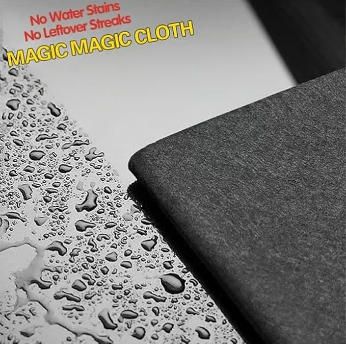 2026 New Thickened Magic Cleaning Cloth, 10/20 Counts Microfiber Streak Free Cloth, Reuseable Magic Fiber Towels Rags, Miracle Cloths for Glass, Kitchen and Vehicle Windows (10pcs)