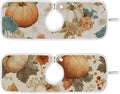 Sink Faucet Absorbing Mat Kitchen Sink Splash Guard Splash Faucet Drip Catcher for Bar RV Bathroom 14.9x5.5in Orange Thanksgiving Vintage Pumpkin