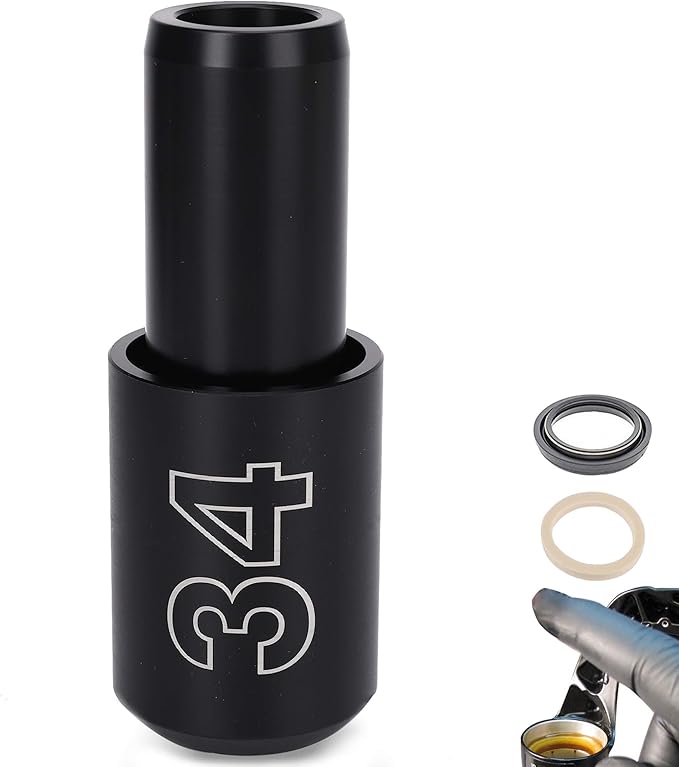 Dust Seal Installation Tool Fork Dust Seal Driver Dust Wiper Installation Tool Guide Compatible for Fox Rockshox Suspension Fork Lower Leg in 30mm 32mm 34mm 35mm 36mm 40mm