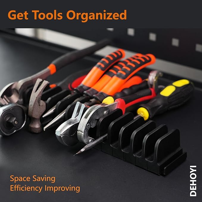 18 pcs Plier Organizer for Toolbox & drawer Storage, Modular Plier holders for Mechanics, Technicians. Storage for larger pliers,Gift for father and boyfriend