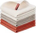 Nialnant 6 Pack Dish Cloths,Soft Absorbent Quick Drying Dish Towels for Drying Dishes,Dish Rags,Cleaning Rags-12x12 Inch