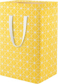 Waterproof Laundry Hamper Collapsible Laundry Basket Leather Handle Laundry Bag Large Clothes Storage Toy Organization for Bathroom Bedroom Laundryroom College Dorms (Nursery Bins Boxes-004)