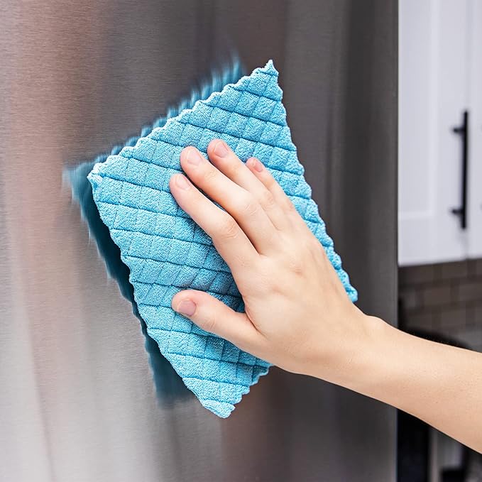 Libman 1482 Microfiber Sponge Cloths – Combines The Best of a Sponge and Dish Cloth, Includes 3 Packs of 3 Sponge Cloths (9 Total Sponge Cloths), Pink, Blue and Green