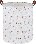 Kids Laundry Hamper,Flower Laundry Basket Collapsible Girls Storage Baskets for Home Decor,Office,Home Organizer,(Dried flowers