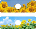 2 Pack Sunflower Field Sink Faucet Absorbing Mat Sunflowers Blooming Super Absorbent Fast Drying Mat Sink Gadgets Behind Faucet Sinkmat for Kitchen Bathroom, 15.5"x5.5"