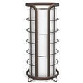 BROOKSTONE, Bronze Toilet Paper Holder, Freestanding Bathroom Tissue Organizer, Minimalistic Storage Solution, Modern & Stylish Design [Holds MEGA Rolls]