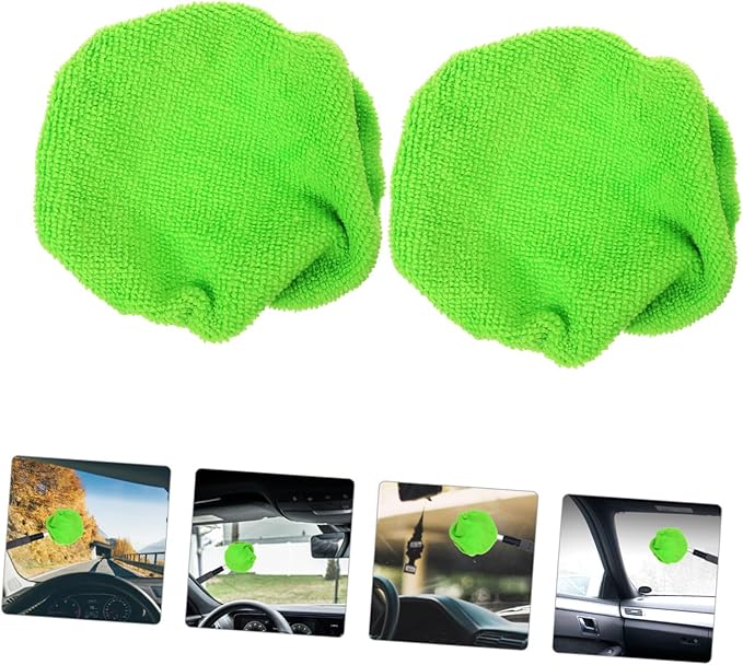 Unomor Car Windshield Cleaning Kit 10 Pcs Windshield Cleaner Cloth Reusable Washable Cleaning Pads