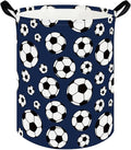FXOLCSHE Laundry Hamper,Football Soccer Basket Kids Storage Basket,Kids Gift Basket,Waterproof foldable laundry basket,Boys soccer hamper(Soccer)