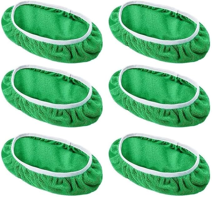 Reusable Mop Pads for, Large Size Microfiber Cleaning Cloths for Wet and Dry Floor, Coral Fleece Flat Mop Refills, Machine Washable, 3/6 Pack(3 Pack)