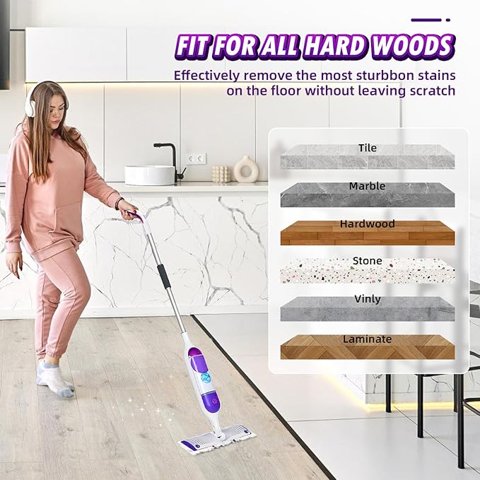 25 Pack Power Mop™ Pad Refills for Swiffer® Power Mop™ Pads, Powermop™ Pads for Multi-Surface Floor Cleaning, Unscented