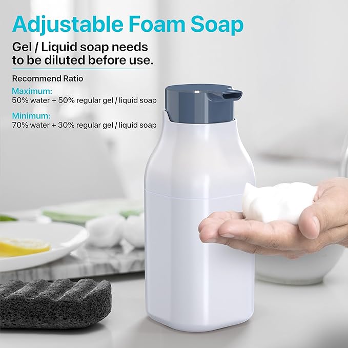 Bathroom Toothbrush Organizer with Soap Dispenser 2-in-1, Bathroom Countertop Toothpaste Organizers with Tooth Brush Holders Set, Bathroom Sink Organizer for Brushes