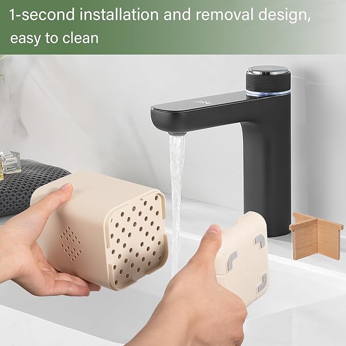 Toothbrush Holders for Bathrooms, Electric Toothbrush Holder Kids Toothbrush and Toothpaste Organizer for Countertop Vanity Accessories Storage (3 Slots Cream)