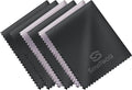 SmoTecQ Premium Microfiber Cleaning Cloths (6-Pack) – Ultra-Soft, Scratch-Free Cloths for Eyeglasses, Sunglasses, Camera Lenses, Screens & More – Washable & Reusable (6 Pack)