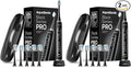 Aquasonic Black Series PRO – Ultra-Whitening Electric Toothbrush – 5 Modes & Smart Timers – Premium Travel Case & 6 Proflex Brush Heads – ADA Accepted Toothbrush (Pack of 2)