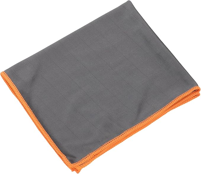 Zerodeko Car Microfiber Cleaning Cloth Orange Absorbent Towel for Car Glass and Interior, Lint-Free Microfiber Cleaning Rag for Automotive Detailing and Household Use