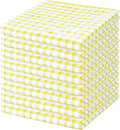 Nialnant 8 Pcs Kitchen Dish Rags,100% Cotton Kitchen Towels Soft Absorbent Quick Drying Dish Cloths for Washing Dishes,Cleaning rags-11 x 11In Yellow