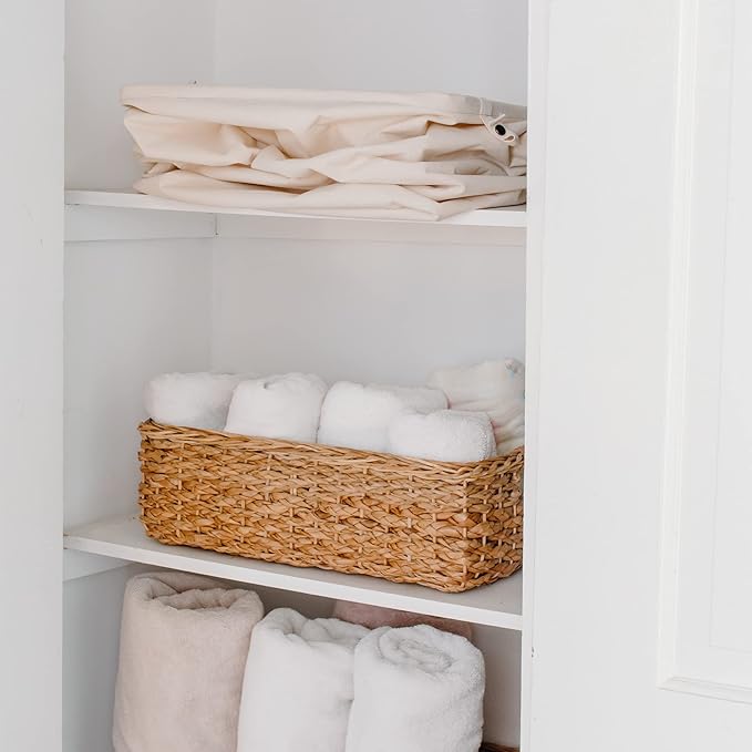 Full Circle Loads of Fun Collapsible Hamper – Laundry Basket for Dirty Clothes & Towels– Tall Standing Organic Cotton Laundry Bag with Long Handles - Ideal for Bathroom, Bedroom or Kids’ Room, Natural Large