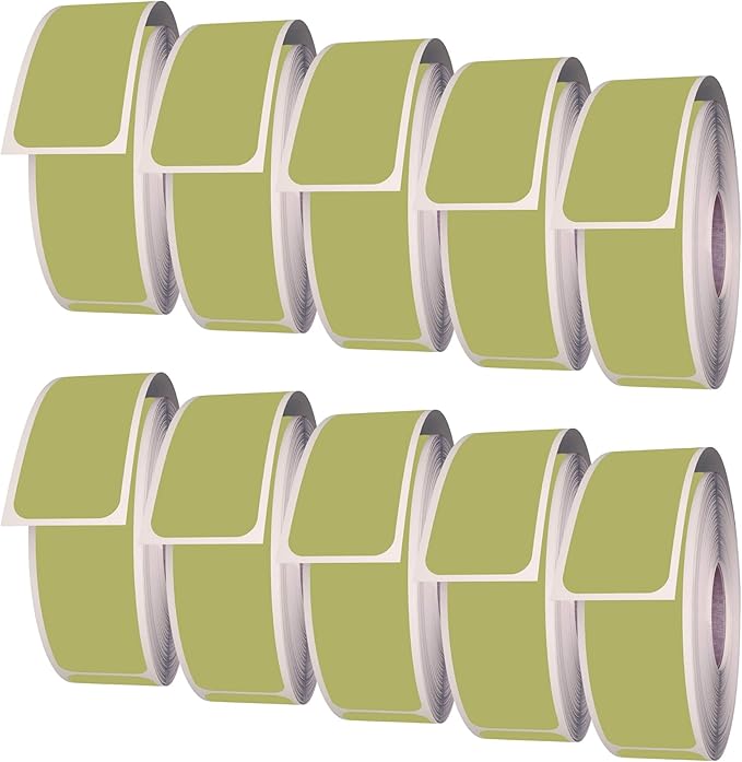 Royal Green Rectangular Color-Coding Labels 3x1-20 Sticker Rolls (75mm x 25mm) - 5000 Pack