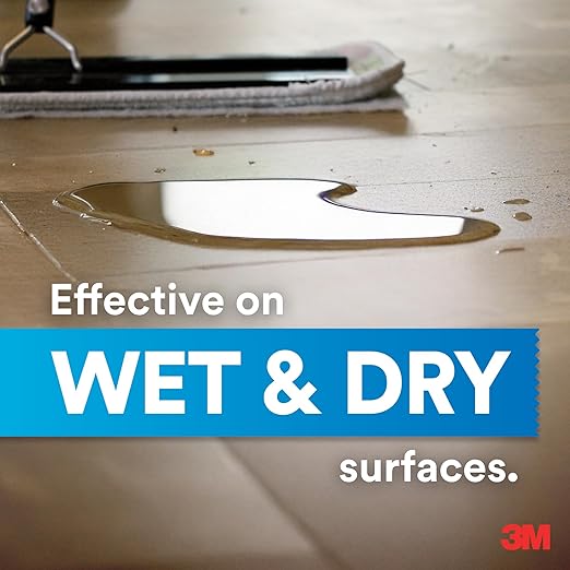 3M Easy Trap Sweep and Dust Sheets, 2 Rolls of 250 5" x 6" Sheets (500 Sheets), Disposable Easy Sweep Floor Duster, Picks Up 8x More Dirt, Dust, Sand, Hair, Works on Dry or Wet Surfaces, 55655W