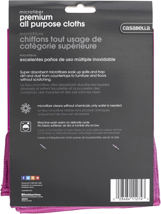 Casabella Microfiber 12" x 14"