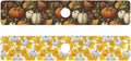 Vintage Pumpkin Flower Mapkle Leaves Fall Kitchen Sink Splash Guard Sink Faucet Mat Faucet Handle Drip Catcher Drain Mats for Kitchen Bathroom Countertop Absorbent Dish Drying Pad 2P