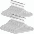 GoodtoU Kids Hangers Velvet 50 Pack Baby Hangers for Closet Non Slip Childrens Infant Hanger Grey