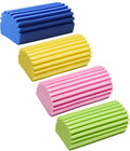 Damp Clean Duster Sponge 4 Pack Household Cleaning Sponges Reusable Dusting Sponge for Brushing Blind Glass Vents Window Mirrors Baseboards