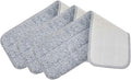 True & Tidy, Extra Thick Microfiber Mop Pad Pack Refill for SPRAY-250 Spray Mop SPRAY-360 Spray Mop Kit SWEEP-180 Sweeper Mop, Fits Other Mops, Machine Washable up to 100x, 15.5 x 5 inch (3-Pack)