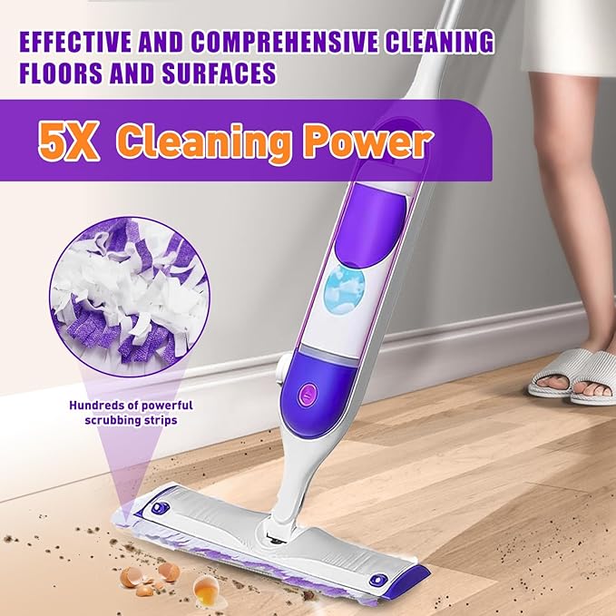 Power Mop Pads Compatible with Swiffer Power Mop Refills, Disposable Multi-Surface Power Mop Refills for Swiffer Wet Pads Refill, Cleaning Supplies for Swiffer Power Mop Pads, Unscented,25 Pack