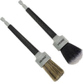 VIKING Drill Detail Brush Set, Professional 2 Pack with Super Soft Bristles for Interior, and Premium Bristle Blend for Exterior Detailing and Car Detailing Kit