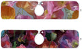 Sink Faucet Absorbing Mat Kitchen Sink Splash Guard Splash Faucet Drip Catcher for Bar RV Bathroom 2PCS 23.6x5.5in Pink Purple Poppy