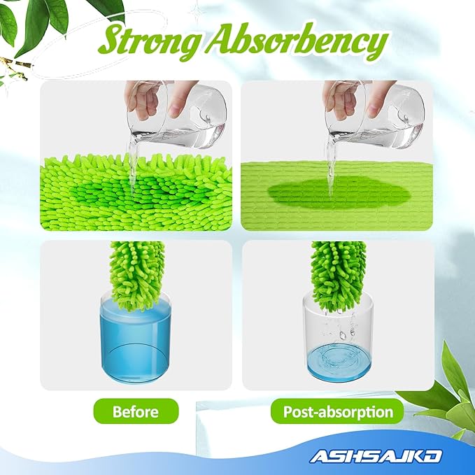 4Pcs for Swiffer Reusable Dry Sweeping Cloths Microfiber Wet Mop Pads Compatible with Swiffer Sweeper Mop ,Replacement Wet Mopping pad Refills & for Swiffer Sweeper Mop
