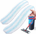 AIR U+ Mop Replacement Pads for O Cedar H2prO Flat Mop System, 2 Pack Mop Pads, Machine Washable Reusable Microfiber Mop Heads Replacements for O-Cedar H2Pro Refills Clean for All Floors Types