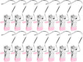 30 Pack Boot Hanger for Closet, Laundry Hooks with Clips, Boot Holder, Hanging Clips, Portable Multifunctional Hangers Single Clip Space Saving for Jeans, Hats, Tall Boots, Towels(Pink)