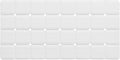 Webos Silicone Bath Mat with Suction Cups – Non-Slip Foldable Bathtub & Shower Mat, Durable & Quick-Dry Safety Tub Mat with Large Drain Holes for Families 28"x 14" White
