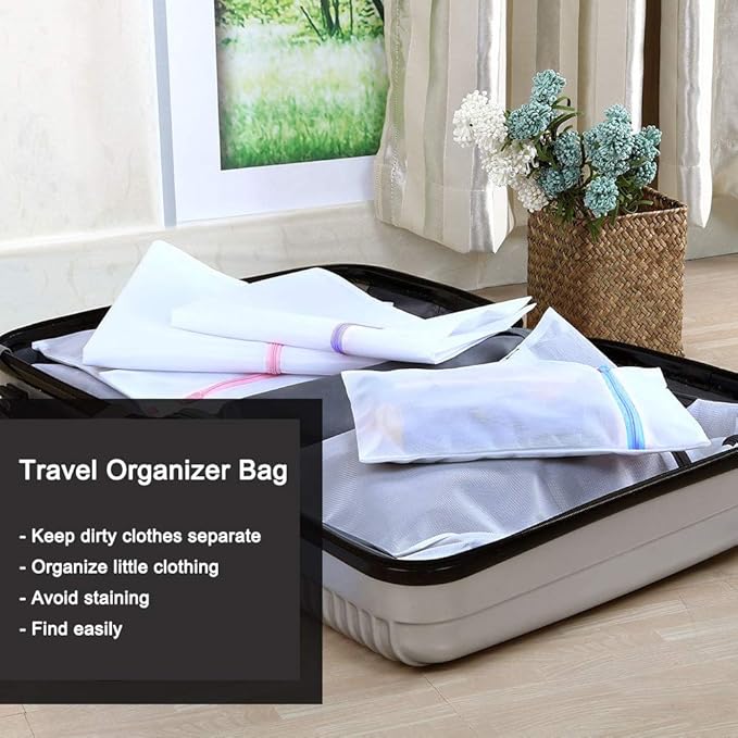 Mesh Laundry Bag for Delicates Lingerie Bags for Laundry Garment Bag Laundry Travel Bags