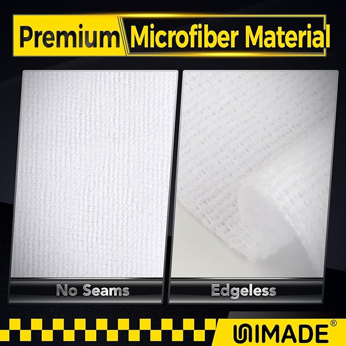 Shop Towel Rag, 200 Pack Reusable Rags Bulk Microfiber Cleaning Cloth Lint Free Towels for Car Kitchen Automotive Bar Mechanic Restaurant Garage, 11.5"x 11.5", White