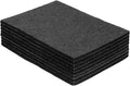 uxcell Felt Furniture Pads, 8Pcs 5.91" x 4.53" Adhesive Backed Non-Slip Anti-Scratch Chair Leg Protectors for Protecting Hardwood Floor, Black