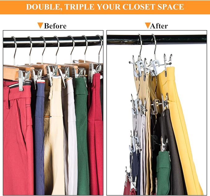 Clothes Hanger Connector Hooks, Outfit Extender Clips, Cascading Hanger Hooks, Velvet Huggable Hangers Accessory, Heavy Duty Space Saving for Closet 60 Pcs (Dark Grey)