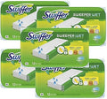Swiffer Sweeper Wet Mopping Pad Refills for Floor Mop Open Window Fresh Scent 12 Count - 5 Pack