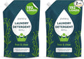 Puracy Laundry Detergent Refill - Enzyme-Powered Liquid Detergent Concentrate, Natural Laundry Detergent Seen on TikTok, Non-Toxic (Free & Clear, 48 fl oz, 192 Loads) (Pack of 2)