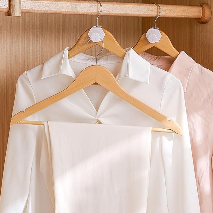Space Saving Closet Hanger Connectors Sturdy Overlapping Hook for Wardrobe Organization Hanger Connectors Hook