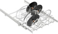 Slide Out Pot Lid Organizer Under Cabinet, Wire Dividers Kitchen Pull Out Pot Lid Storage Rack Holder, Full-Extension Rail 21" W*22" D