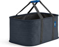 Joseph Joseph Hold-All, Collapsible 35L/9.25 Gallon Washing Laundry Basket Bag, Durable Fabric, Moisture Resistant - Carbon Black